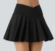 Halara Softlyzero Airy Comfy Crossover Cool Touch Pocket Tennis Skirt XS NWT