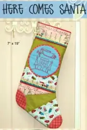 Here Comes Santa Stocking Pattern