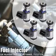 4Pcs IWP109 46759065 Fuel Injector for Fiat Brava Doblo Marea Multipla Palio 1.6