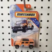 2019 Matchbox Hummer H2 SUV Concept Orange Rescue MBX Coastal 89/100.
