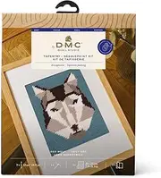 DMC Tapestry & Needlepoint Kit Geo Wolf by Quail Studio - Easy
