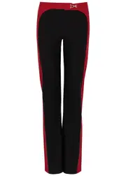 Gimaguas Saona Panelled Stretch-jersey Trousers - Black Red - 24 (UK10 / S) 24 (UK10 / S)