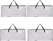 Oversized Mobile Bag with Zipper & Handle Heavy Storage Bag Moving Box Storage Bag for Dormitory Necessity