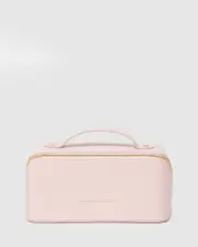 Pink Fold Out Cosmetic Case
