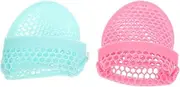 Vaguelly 2Pcs Face Cleansing Brush Exfoliating Facial Cleaner with Dual Sided Design Lightweight and Portable for Deep Cleansing and Massage for Travel and Daily Use