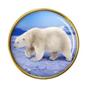 Polar Bear Lapel Pin Badge