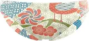 [VBFOFBV] Men's Printed Jammer Swimsuit Swim Shorts, Japanese Blossoms Flower Fan Wave Vintage