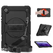 MCC Shockproof Samsung Galaxy Tab A7 10.4" 2020 Strap Case Cover T500 T505 [Black]