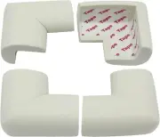 4 Pack Soft Foam Baby Proofing Corner Guards & Edge Protectors, Pre-Taped Table