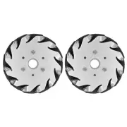 (Right)2 Sets 127mm/5in Omni Directional Wheel 45KG Load Chassis Car Kit LJ