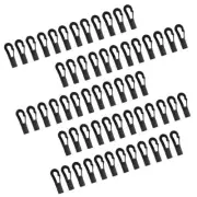 60Pcs Shock Bungee Cord Hook Karabiner Cord Black for 5mm Bungee Straps