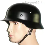 WW2 WWII German Army Elite M1935 M35 Steel Helmet M35 Helmet Black