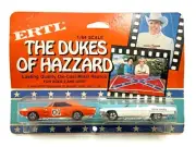 1/64 The Dukes of Hazzard General Lee and Boss Hogg Cadillac Ertl 2 Piece Set