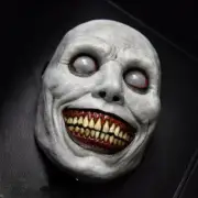 Halloween Monster Dead Smiling Demons Zombie Scary Face Mask Latex Horror