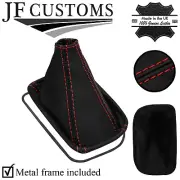 RED STITCH LEATHER HI LOW BOOT + METAL FRAME FOR TOYOTA HILUX SURF 4WD 96-02 (for: Toyota)