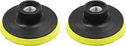 X AUTOHAUX 2pcs 3 Inch Car Automotive M14x2.0 Pad Backing Plate Hook Loop Polisher Buffing