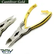 Cantilever Gold Heavy Duty Nail Cutter Podiatry Nipper Clipper For Thick Nails