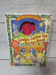 Vtg Christmas Story Cookie Cutter Set Of 5 & Recipe Book, 1996, NEW OLD STOCK