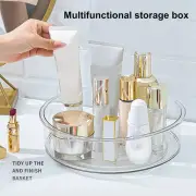 Storage Box Multifunctional Storage Clear Turntable Storage Tray Easy to Install