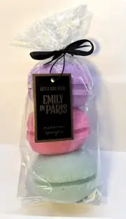 EMILY IN PARIS ~ MACARON BATH SPONGES ~ Bath & Body Works