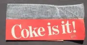 Vintage Rare Coca Cola Soda Pop Advertising Soda Jerk Hat (Coke Is It)