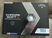 BRAND NEW Callaway Chrome Soft X Triple Track Golf Balls 12 Pack One Dozen