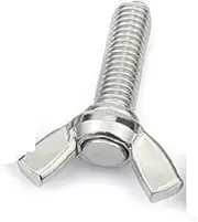1/2/5pcs M6 M8 M10 M12 304 Stainless Steel Butterfly Bolt Wing Thumb Wing Screw Claw Hand Tighten Scews 10/12/16/20/25/30/35/40/45/50/55/60/65/70mm(M8x16mm 5pcs)