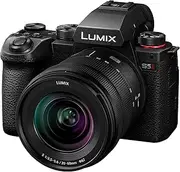 Panasonic LUMIX DC-S5 II Full Frame Mirrorless Camera with 20-60mm F3.5-5.6 Lens, 4K 60P and 6k 30P, Flip Screen, Wi-Fi, Active is, Black