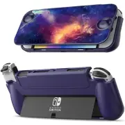 Flip Case for Nintendo Switch OLED Model 2021 Protective Soft TPU Cover Shell