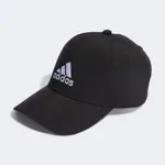 ADIDAS 愛迪達 帽子 棒球帽 運動帽 遮陽帽 BBALLCAP LT EMB 黑 IB3244