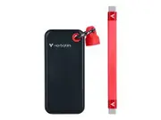 1TB POCKET SSD USB-C BLACK/RED
