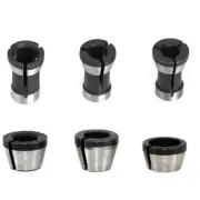 6pcs 6/6.35/8mm Engraving Trimming Machine Router Bit Extension Woodworking