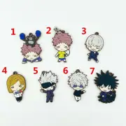 Jujutsu Kaisen Rubber Keychain Key Ring Race Straps Cosplay