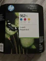 TOP SELLER FAST NEW HP 962XL 3-PACK Cyan Magenta Yellow Color Ink EXP Oct.2026
