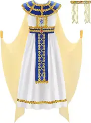 Egyptian Costume Kids Girls Halloween Pharaoh Costume for Girls