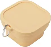 Folding Bowl - Portable Container with Secure Lid, Space-Saving Design for Packing | Durable Food Box for Outdoor Adventures Kitchen Use Picnics Lunch or Backpacking Trips