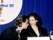 Johnny Depp & Winona Ryder 1990 Old Photo 1