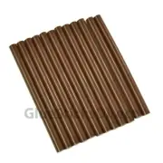 GlueSticksDirect Brown Milk Chocolate Faux Wax Colored Glue Sticks mini X 4" 24