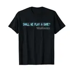 男士棉質 T 恤 WARGAMES SHALL WE T 恤 4XL, 5XL, 6XL