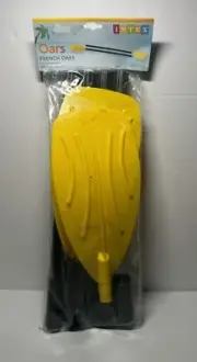 Intex Set of 48" Paddles Plastic Ribbed French Oars for Inflatable Boat (Pair)