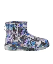 UGG Classic Mini Patterned Boots US13,38,41,42,43 Dark blue flower pattern
