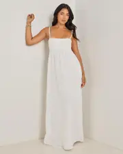 [Mooloola] Mooloola Women's Posie Maxi Dress in Cream 0 Cream
