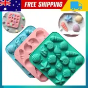 Silicone Chocolate Moulds Sea Shell Conch & Starfish Shaped BPA Free DIY Candy