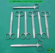 20 OPERATING DISSECTING SCISSORS 5.5" STR BLUNT BLUNT