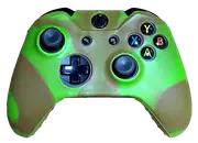 Silicone Cover For XBOX ONE Controller Skin Case Green/Coffee