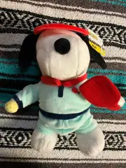 Snoopy Ruz Peanuts Pickleball Plushie Brand w/ Tag