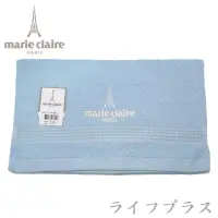 在飛比找momo購物網優惠-法國美麗佳人經典長毛提緞精繡浴巾-M8801-BT-淺藍色X