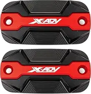 ZESIDIMO Motorcycle Brake Fluid Reservoir Cover Accessories for Hon-da XADV X-ADV 750 300 1000 2017-2022 2023 2024 (Red)