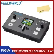 FEELWORLD LIVEPRO L1 V1 Video Mixer Switcher Live Stream 4 HDMI Input USB Output