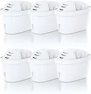 Molifal Brita Maxtra+ Filter Replacement – Compatible with Marella, Aluna, Style, Flow & More – 5-Stage Filtration with Mineral Retention – BPA-Free 6 Pack for Tea, Coffee & Cooking
